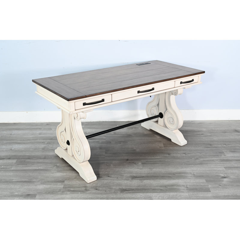 Alperton Solid Wood Accent with Power Outlet