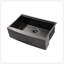 Évier de cuisine 33 x 22 x 10 po à tablier simple en acier inoxydable avec poste de travail