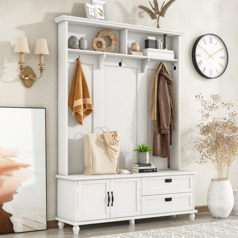 Banc de rangement pour chaussures 4 paires, rangement pour chaussures, banc à chaussures, armoire à chaussures pour hall d'entrée