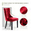 Chaises de salle à manger, chaise de salle à manger rembourrée haut de gamme avec anneau clouté-511006619-511006620-531111163