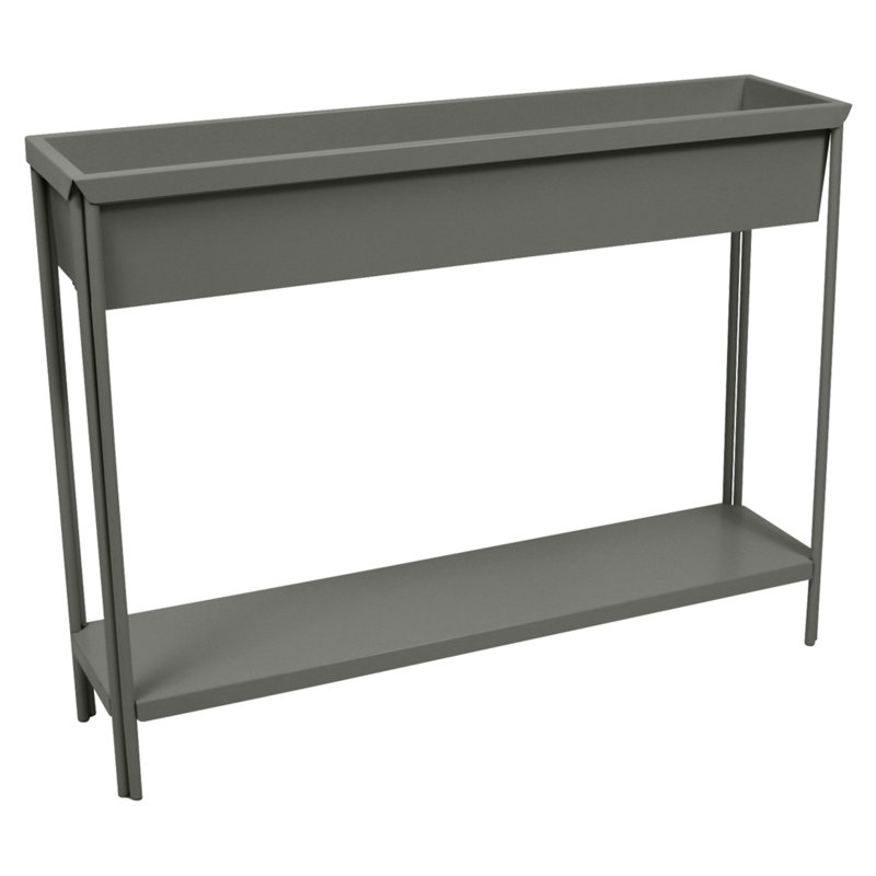 Terrazza Metal Planter, Rosemary, 35.5" H x 47" W x 12" D