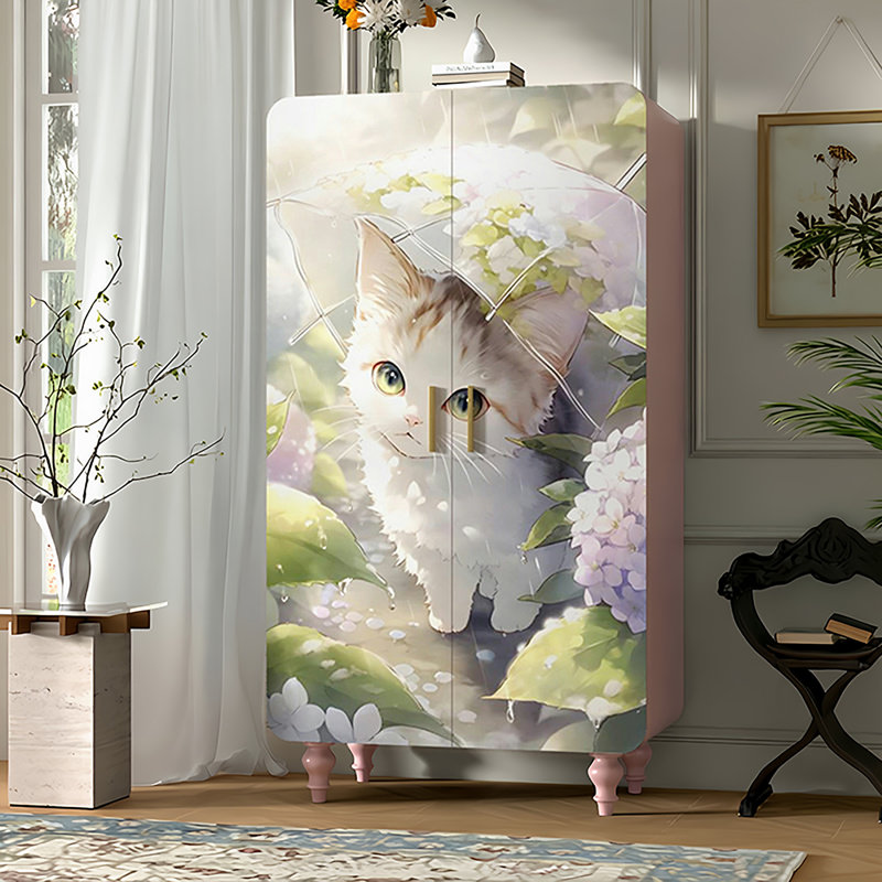 Armoire de rangement double à portes françaises