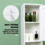 Armoire tour autoportante, armoire de rangement haute pour salle de bain, armoire de rangement pour vestibule