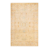 Classic One-of-a-Kind 4' 2" X 6' 5" Hand Knotted Area Rug