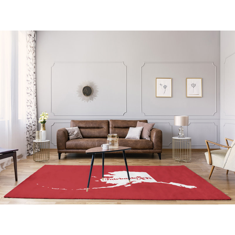 Tapis en poly-chenille fairbanks alaska, Rectangle 9 pi x 12 pi