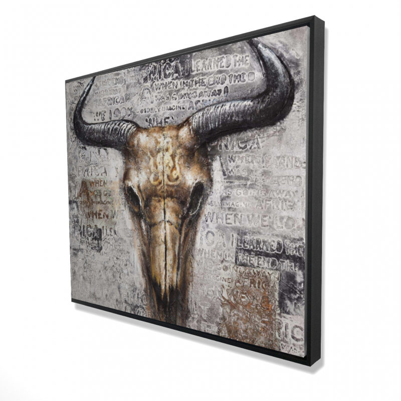 «Bull Skull With Typographie» sur