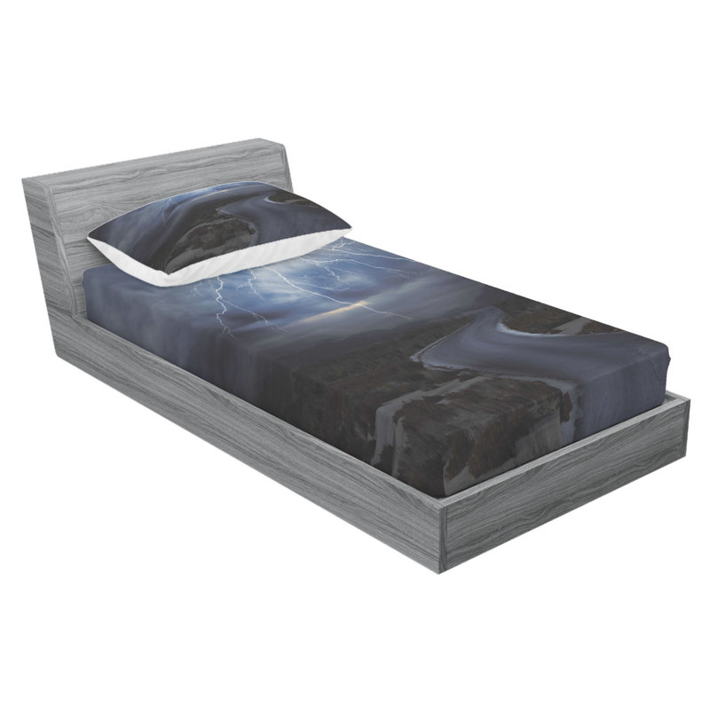 Microfiber Sheet Set, Twin XL Sheet Set with Fitted Sheet