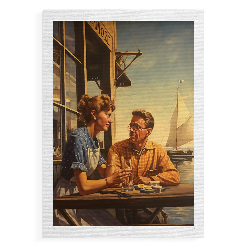 Série NAUTICAL DCXLII - Impression sur toile seulement - NON CADRE, H 18 po x l 12 po