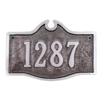 Petite 1-Line Wall Address Plaque