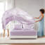 Ensemble de literie de luxe très grand en satin - Draps froissés, matelas de 16 po, 1 drap plat, 4 taies d'oreiller ajustées, douceur au toucher, cheveux, drap pour dorloter, s'adapte au matelas, expérience soyeuse,