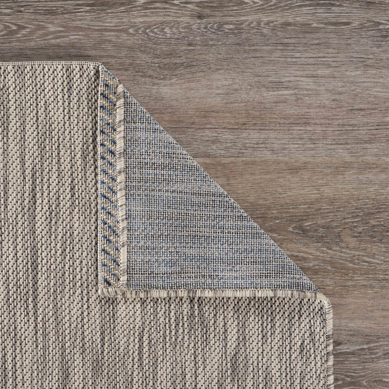 Savanna Tropical Zero-Pile Flatweave Indoor/Outdoor Durable Area Rug, Rectangle 7'9" x 9'9"