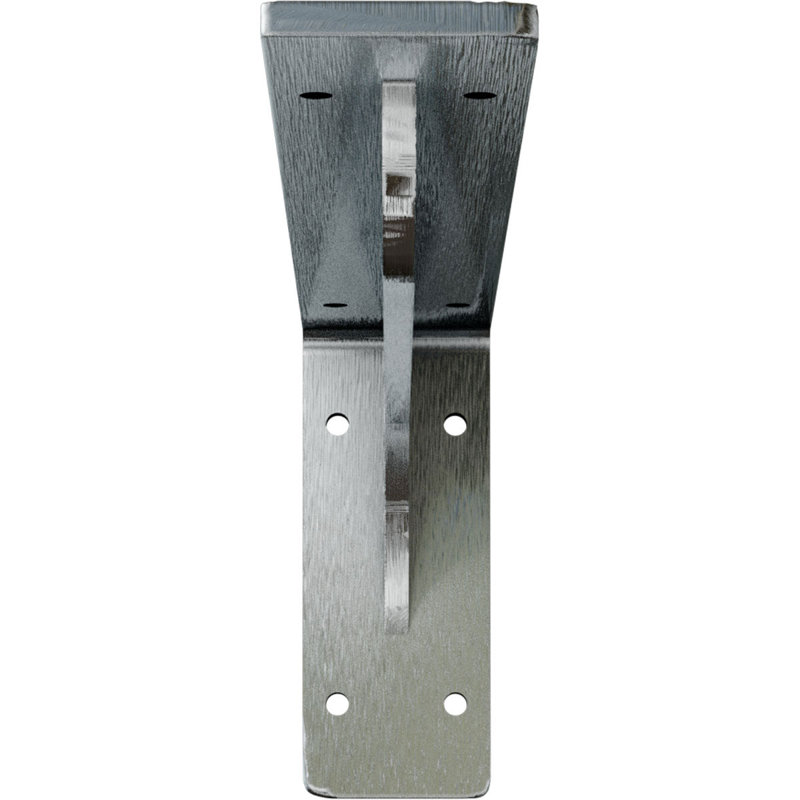 2"W x 14"D x 5 1/4"H Embrey Steel Bracket, Unfinished, 5.25" H x 2" W x 14" D, Unfinished