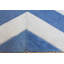 Area Cowhide Chevron Area Rug in Blue/Cream-36940535