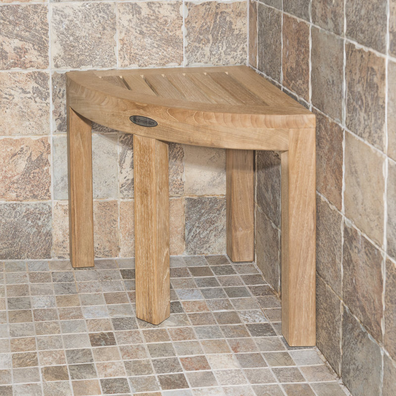 Coin ovale en bois massif