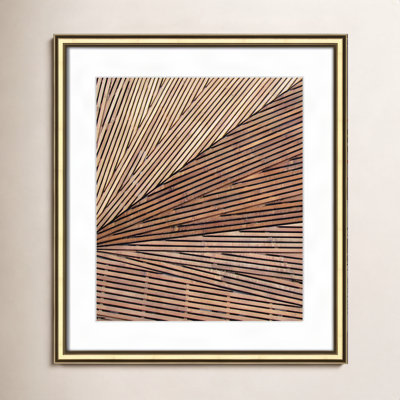 Fayette "Geometric Wood Panel 1" Print