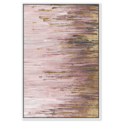 «Blush Rains Duet I», peinture sur toile