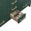 Meuble-lavabo 60 po, meuble-lavabo avec cadre en bois massif, comptoir autoportant avec 2 lavabos vert-126233200-126233201