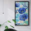 «Blue Modern Garden II», peinture sur toile encadrée-631358081-631358084