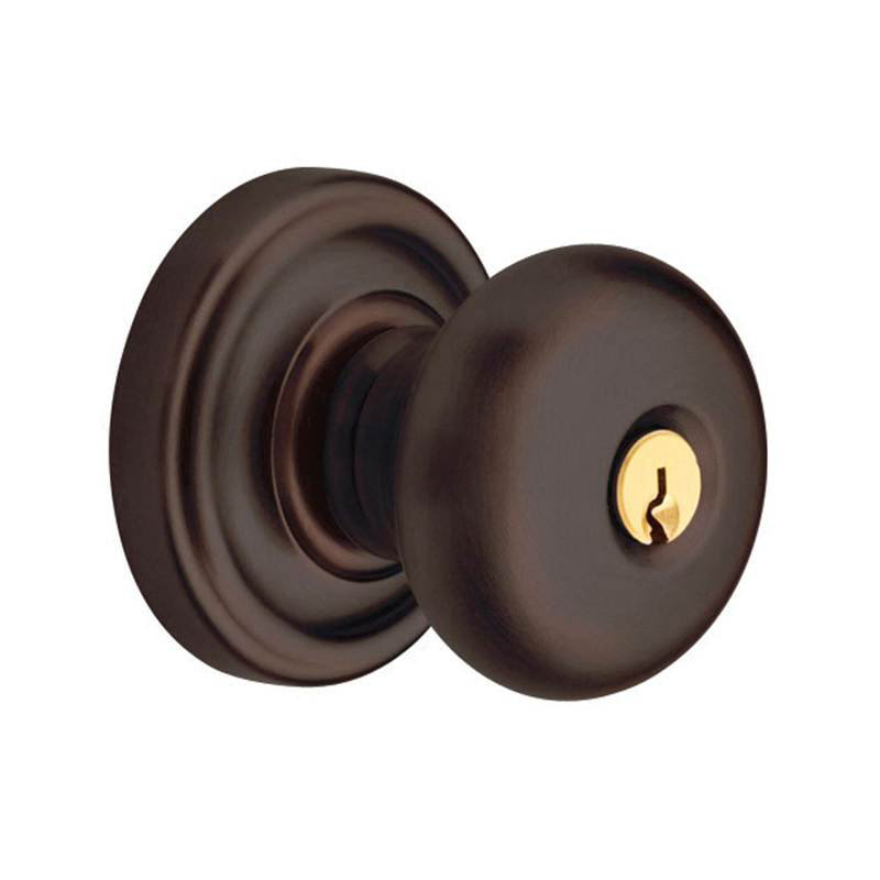 Classic Keyed Door Knob, Keyed Different, Venetian Bronze, Yes