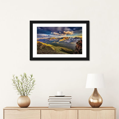 Parc national des montagnes Rocheuses, Colorado, États-Unis Paysage montagneux et Valley au coucher du soleil par Jaynes Gallery-impression d’art graphique