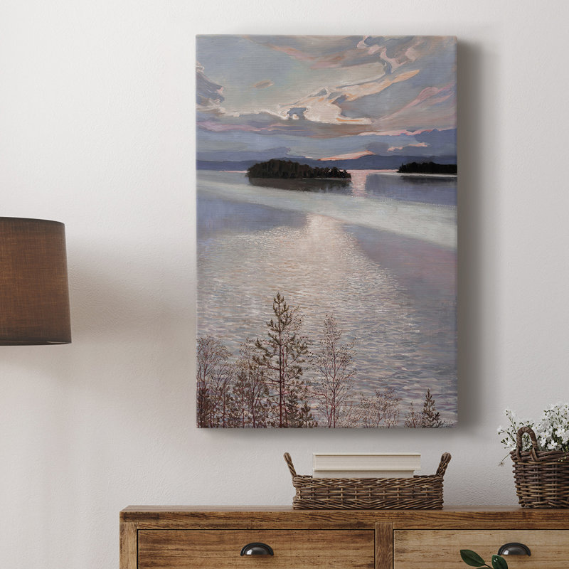 Paysage rétro CLxxxi - galerie Cavas sur mesure, H 27 po x l 18 po