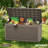 120 Gallons Water Resistant Resin Lockable Deck Box, Outdoor Weather-Resistant Resin Storage Deck Box, Large Lockable Capacity, Versatile Deck Outdoor Storage Bench-128559356