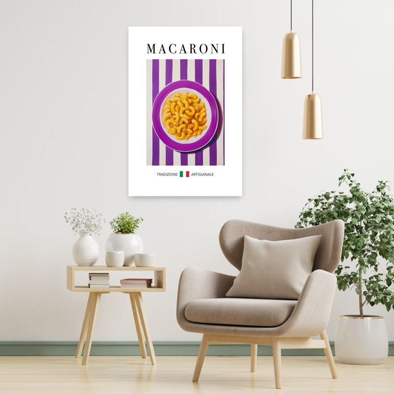 Vibrant Macaroni Plate by Andreas Magnusson - Wrapped Canvas Print, 91.44 cm H x 60.96 cm W