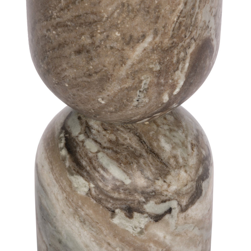 Figueroa End Table, Sawar Marble