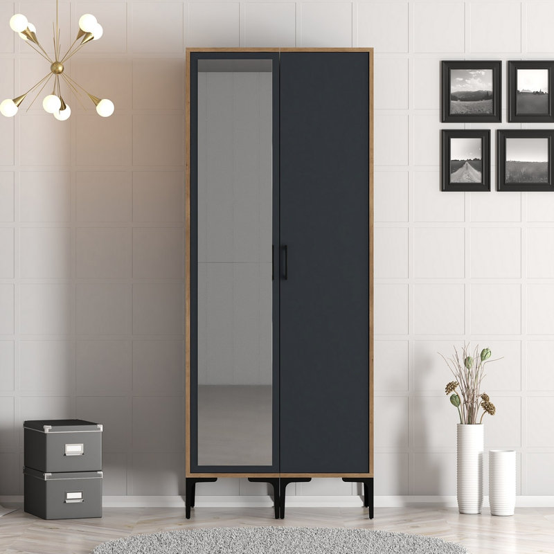 Armoire Ayreanna, Anthracite noyer