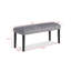 Banc rembourré en velours Jadell
