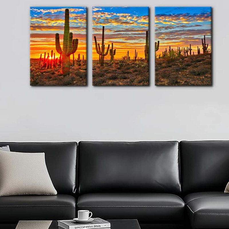 3 Piece Wrapped Canvas Wall Art