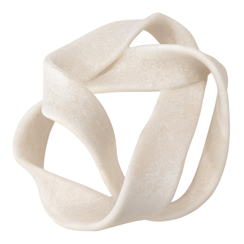 Objet de table Devises Tangled, Blanc cassé