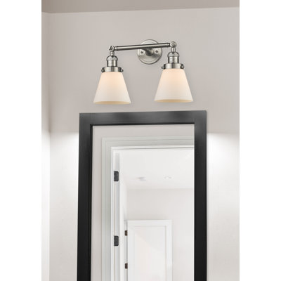 Éclairage pour meuble-lavabo 2 lumières rétro Lattimer
