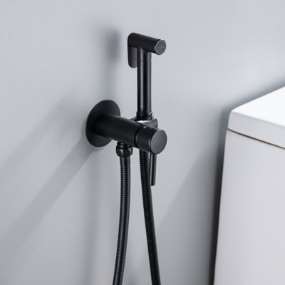 Handheld Bidet Sprayer for Toilet Round Hand Held Bidet with Faucet Bathroom Toilet Bidet Attachment