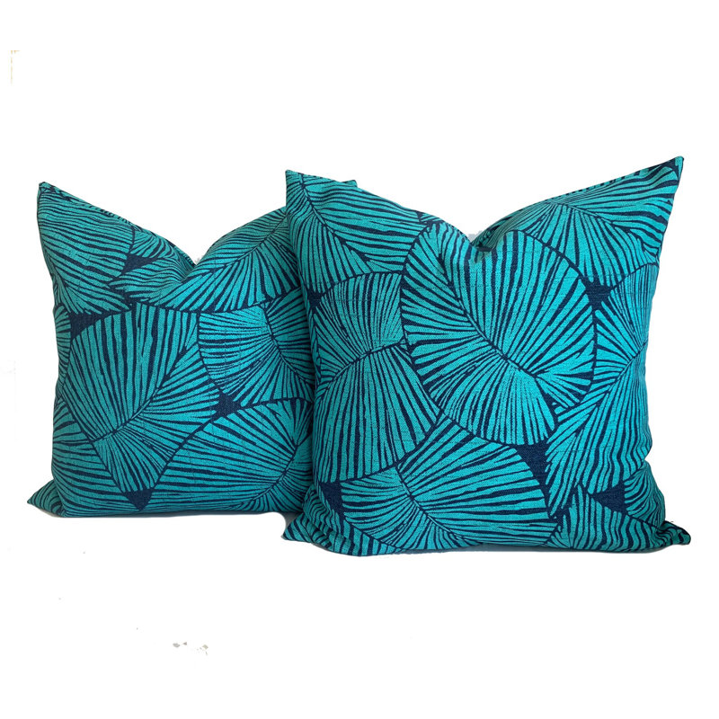 Housse de coussin intérieur / extérieur Richloom talia polyester / mélange de polyester, H 12 po x l 17,5 po