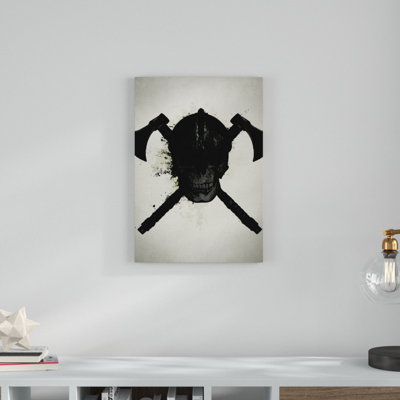 « viking crâne » par nicklas gustafsson, impression sur toile