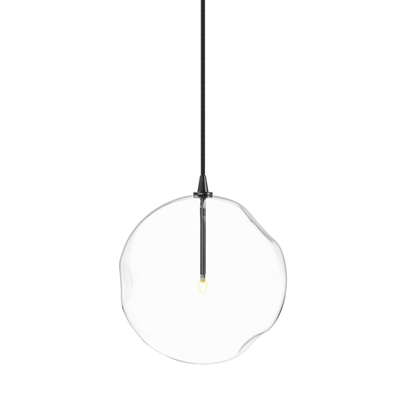 Jussica 1 - Light Pendant, 126" H x 11.75" W x 11.75" D, Black Gunmetal