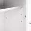 Armoire de rangement avec porte de grange de 63 po avec 2 tiroirs et porte, grande armoire de table basse avec tablettes réglables pour la cuisine, le salon, le vestibule et la salle à manger-1029093976