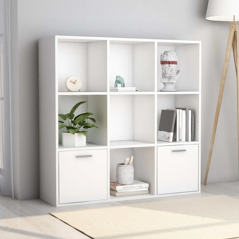 Arundhati Cube Bookcase, White, 30cm H x 30cm W x 30cm D