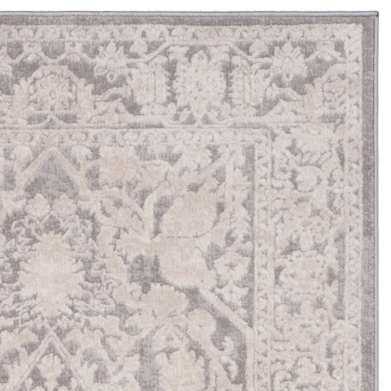 Calidia Oriental Light Gray Area Rug, Runner 2'3" x 6'