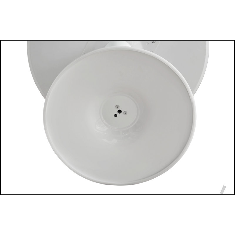 Table de salle à manger ronde blanche avec piédestal de conception de tulipe, parfaite pour les cuisines modernes et les repas décontractés pour 2 à 4 personnes