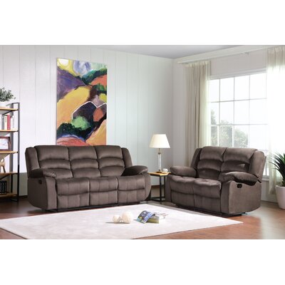 Reclining 2 Piece Living Room Set -  Red Barrel StudioÂ®, 177723B2A4C549D7946DCC659411FAB5