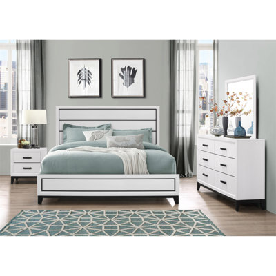 MIRAGE WHITE FULL BED