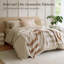 Double Stitch 100% Cotton Soft Knit Throw for Couch Geometric Pattern-108939588-108939591