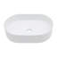 Lavabo de salle de bain vasque ovale en céramique blanche 19,31X12,19 pouces