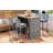 Severin Rectangular 4 - Person Long Bar Height Dining Set with Cushions