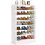 Range-chaussures blanc de 25,59 po de largeur