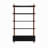 Bookcase Shelf Wood Book Shelf 74.4 Inch Tall,5 Tier Black Shelving Units And Storage Drawers, Modern Solid Wood Veneered Free Standing Shelves, Living Room, Study Room, Kitchen