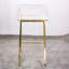 Tabouret en acrylique transparent Ved avec base polie-1919234724