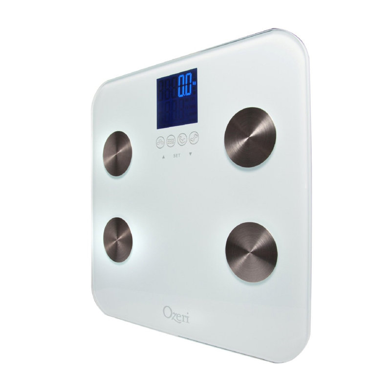 Ozeri Digital Bathroom Scale, White